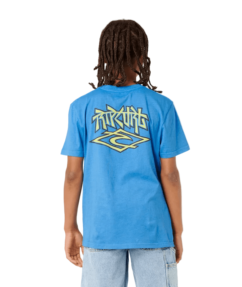 RIP CURL Kids Liquid Trips Arch T-Shirt Royal Blue Boy's T-Shirts Rip Curl 