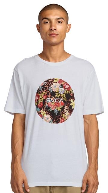 RVCA Motors T-Shirt White Men's Short Sleeve T-Shirts RVCA 