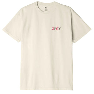 OBEY Either Or Organic T-Shirt Sago Men's Short Sleeve T-Shirts Obey 