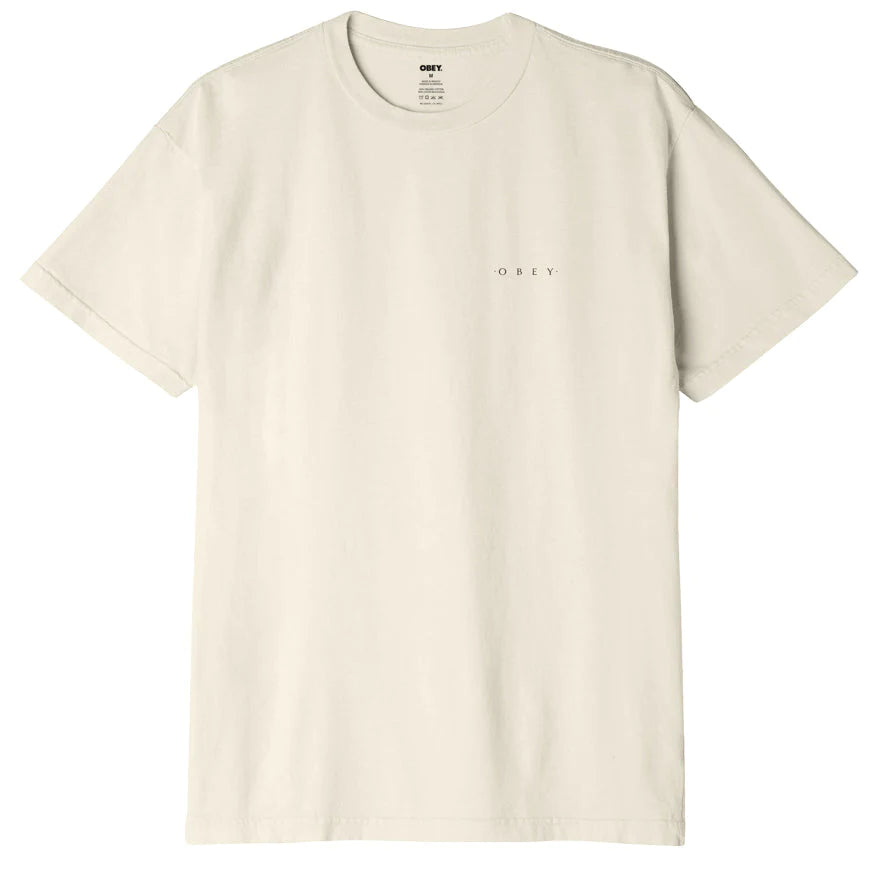 OBEY Vanishing Point Organic T-Shirt Sago Men's Short Sleeve T-Shirts Obey 