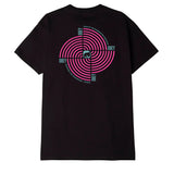 OBEY Downward Spiral T-Shirt Black Men's Short Sleeve T-Shirts Obey 