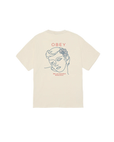 OBEY Bella Maximus T-Shirt Cream Men's Short Sleeve T-Shirts Obey 