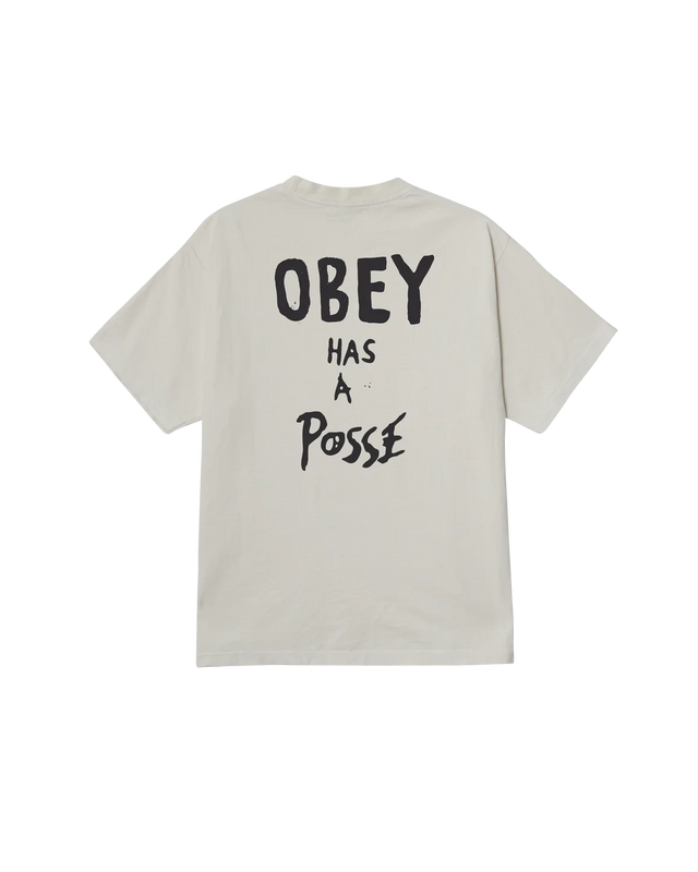 OBEY Obey Has a Posse Pigment T-Shirt Pigment Chalk Men's Short Sleeve T-Shirts Obey 