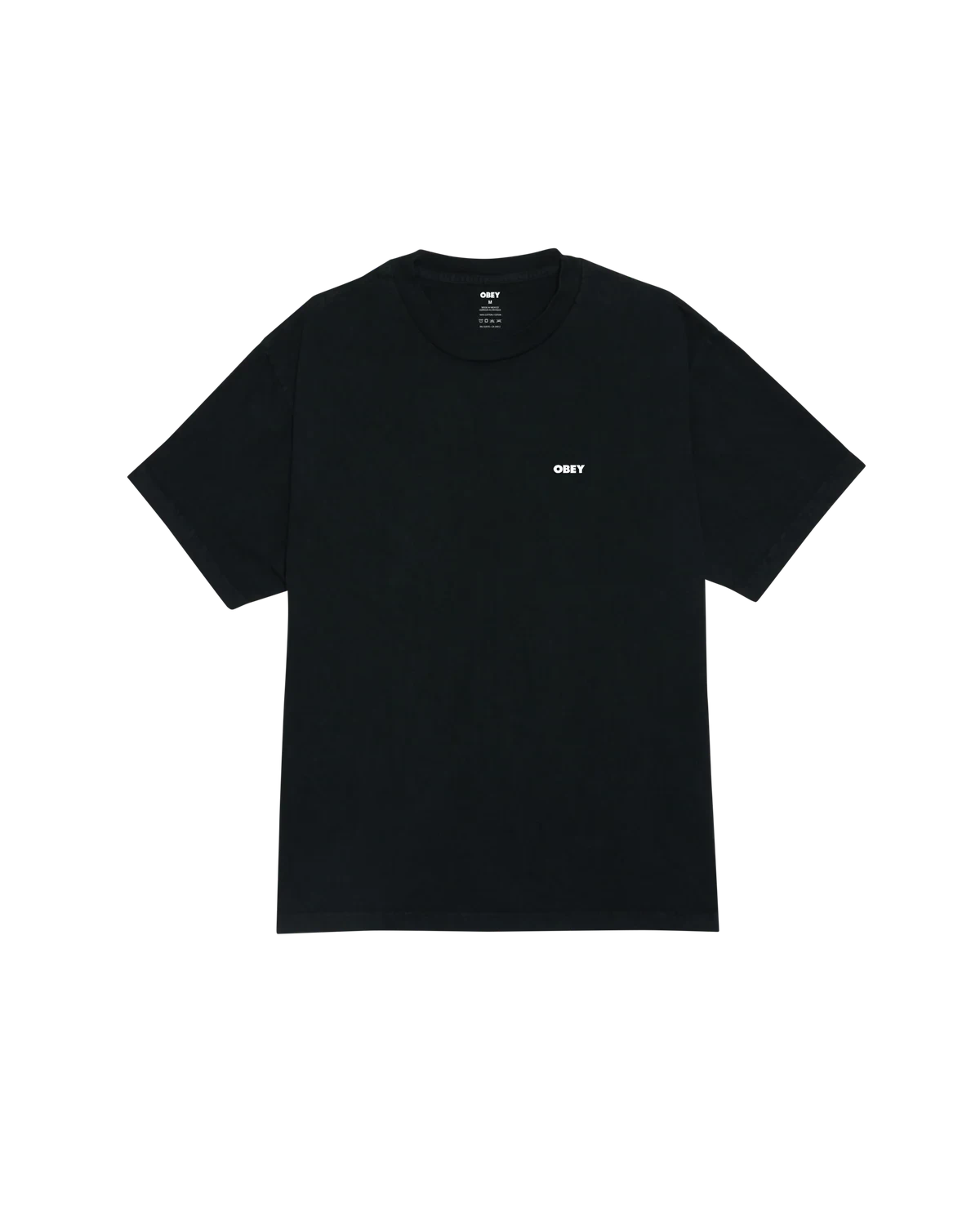 OBEY Bold Icon Face Pigment Heavyweight T-Shirt Pigment Dusty Black Men's Short Sleeve T-Shirts Obey 