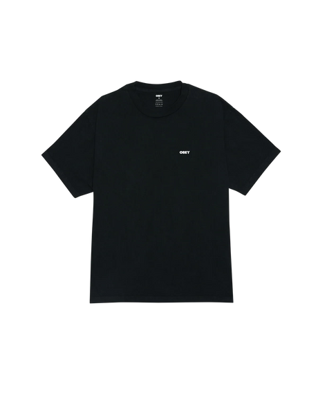 OBEY Bold Icon Face Pigment Heavyweight T-Shirt Pigment Dusty Black Men's Short Sleeve T-Shirts Obey 