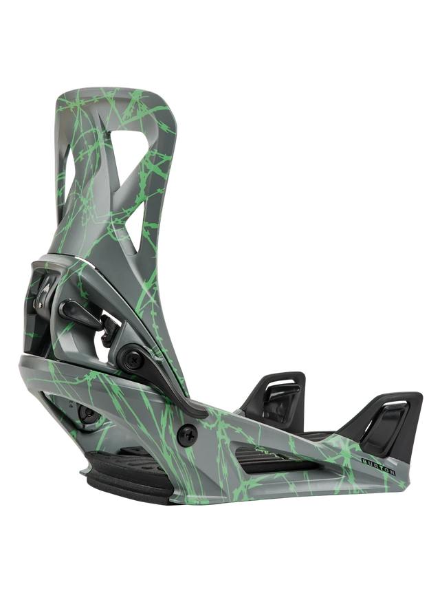 BURTON Step On Snowboard Bindings Gray/Green Voltage 2027 Men's Snowboard Bindings Burton 