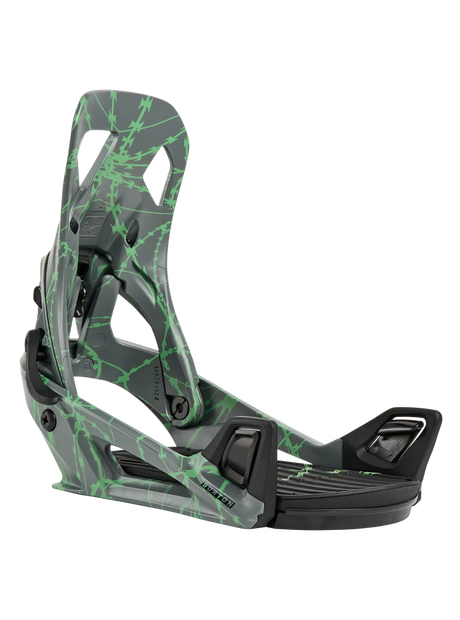 BURTON Step On Snowboard Bindings Gray/Green Voltage 2027 Men's Snowboard Bindings Burton 