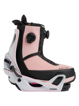 BURTON Women's Step On Snowboard Bindings Pink Outline 2027 Women's Step On Bindings Burton 