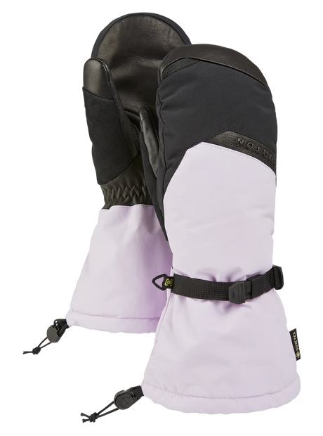 BURTON Women's Deluxe GORE-TEX Mittens Moondust Purple Women's Snow Mitts Burton 
