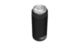 YETI Rambler 355 ML Colster Slim Can Insulator Black Drinkware Yeti 