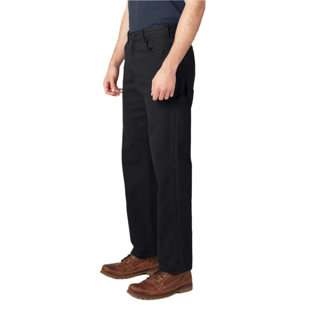 DICKIES Relaxed Fit Heavyweight Duck Carpenter Pants Rinsed Black Men's Pants Dickies 