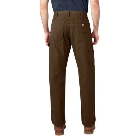 DICKIES Relaxed Fit Heavyweight Duck Carpenter Pants Rinsed Timber Brown Men's Pants Dickies 