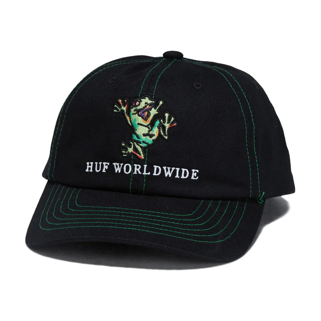 HUF Stuck On You 6 Panel CV Hat Black Men's Hats Huf 