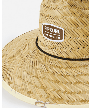 RIP CURL Mix Up Straw Hat Vintage Yellow Men's Straw Hats Rip Curl 