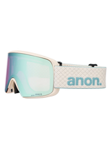 ANON M6S Oat - Perceive Variable Blue + Perceive Cloudy Pink + Facemask Snow Goggle Snow Goggles Anon 