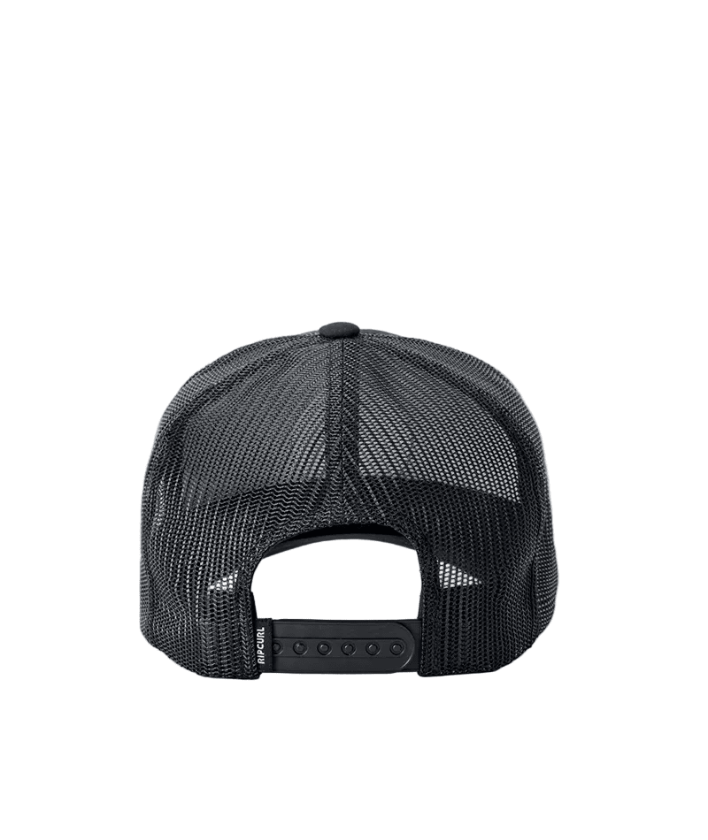 RIP CURL Boys Wetsuit Icon Trucker Hat Washed Black Boy's Hats Rip Curl 