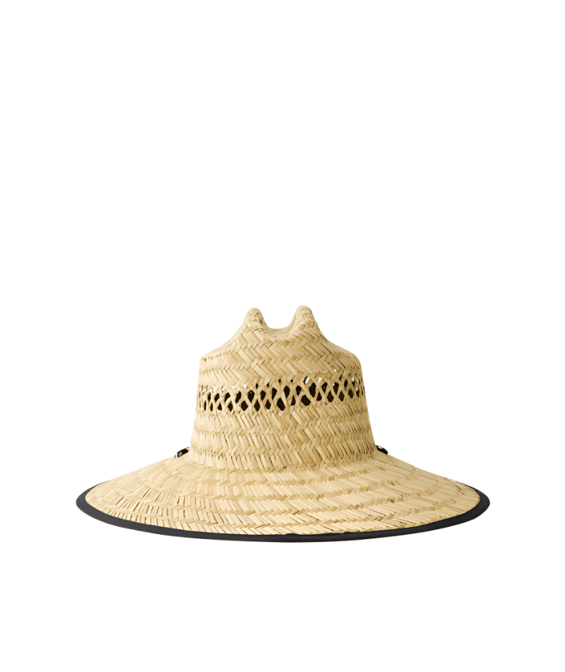 RIP CURL Logo Straw Hat Natural Men's Straw Hats Rip Curl 