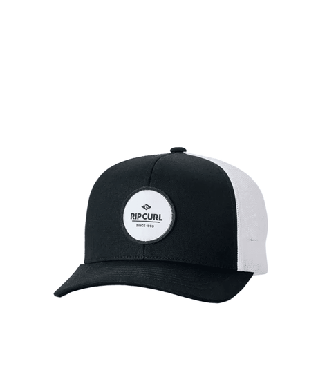 RIP CURL Routine Curve Trucker Hat Black/White Men's Hats Rip Curl 