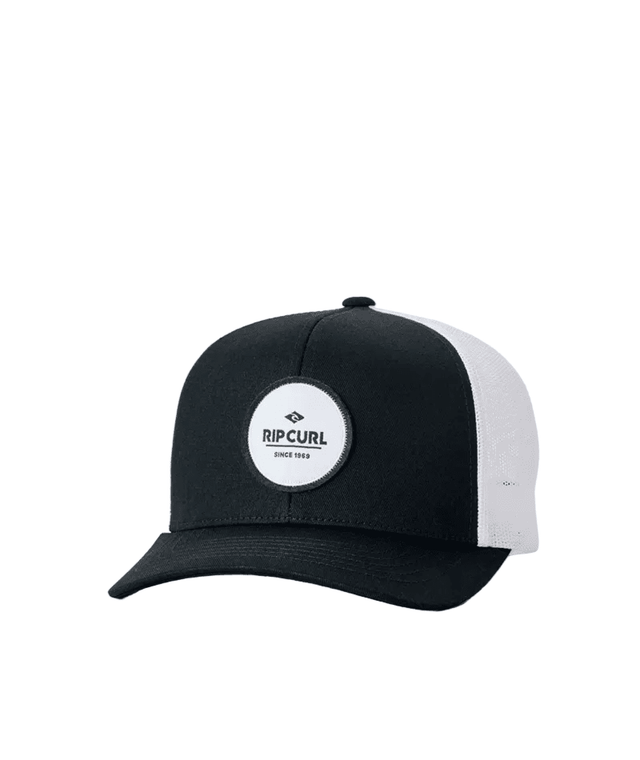 RIP CURL Routine Curve Trucker Hat Black/White Men's Hats Rip Curl 