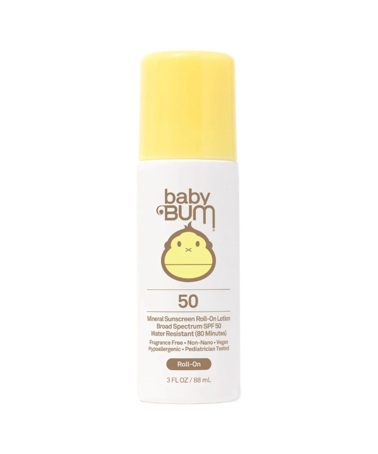 SUN BUM Baby Bum Mineral SPF 50 Roll-On Sunscreen Sunscreen Sun Bum 