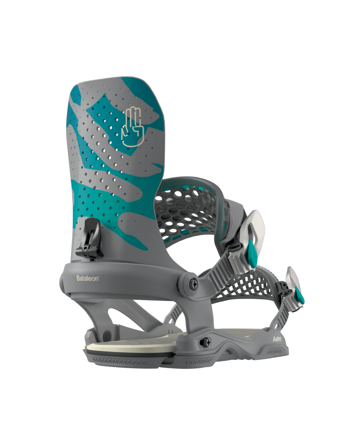 BATALEON Astro AsymWrap Snowboard Bindings Grey Forest Men's Snowboard Bindings Bataleon 