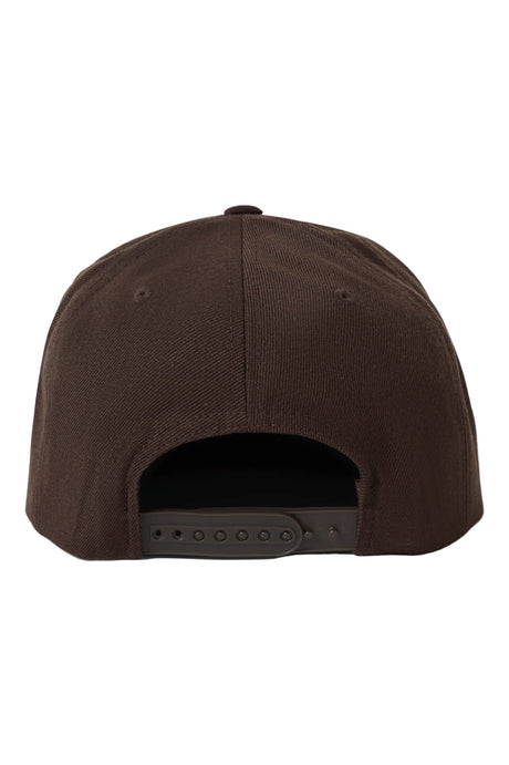 BRIXTON Oath III Snapback Hat Pinecone Brown/Brown Suede Men's Hats Brixton 