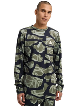 BURTON Lightweight X Crewneck Base Layer Graffiti Camo Men's Base Layers Burton 