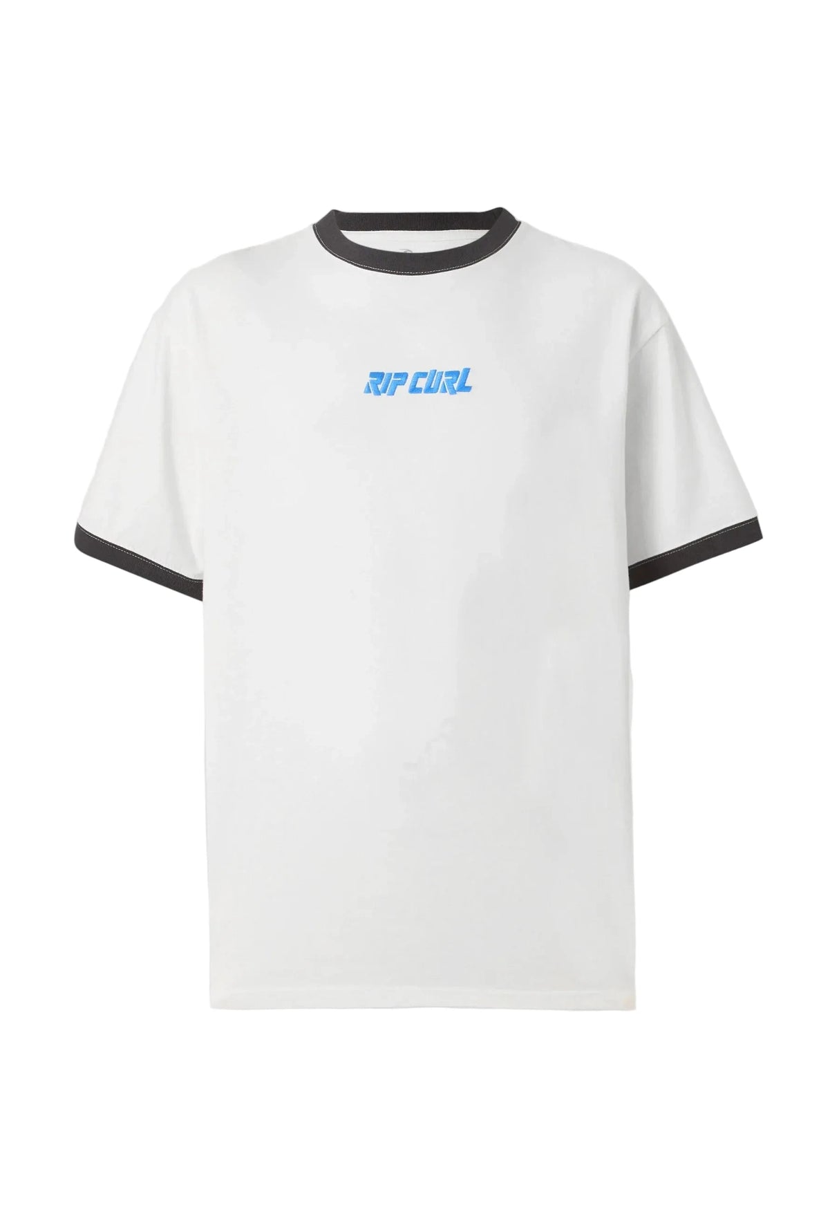 RIP CURL Liquid Trips Ringer T-Shirt Bone Men's Short Sleeve T-Shirts Rip Curl 