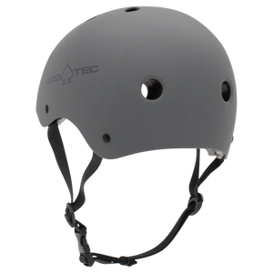 PRO-TEC Classic Certified Skateboard Helmet Matte Grey Skateboard Helmets Pro-tec 