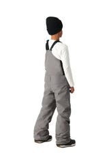 686 Youth Frontier Insulated Bib Snowboard Pants Rhino Grey 2025 Youth Snow Pants 686 