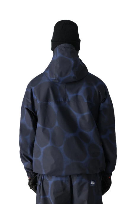 686 Dojo Snowboard Jacket Blue Airbrush 2025 Men's Snow Jackets 686 