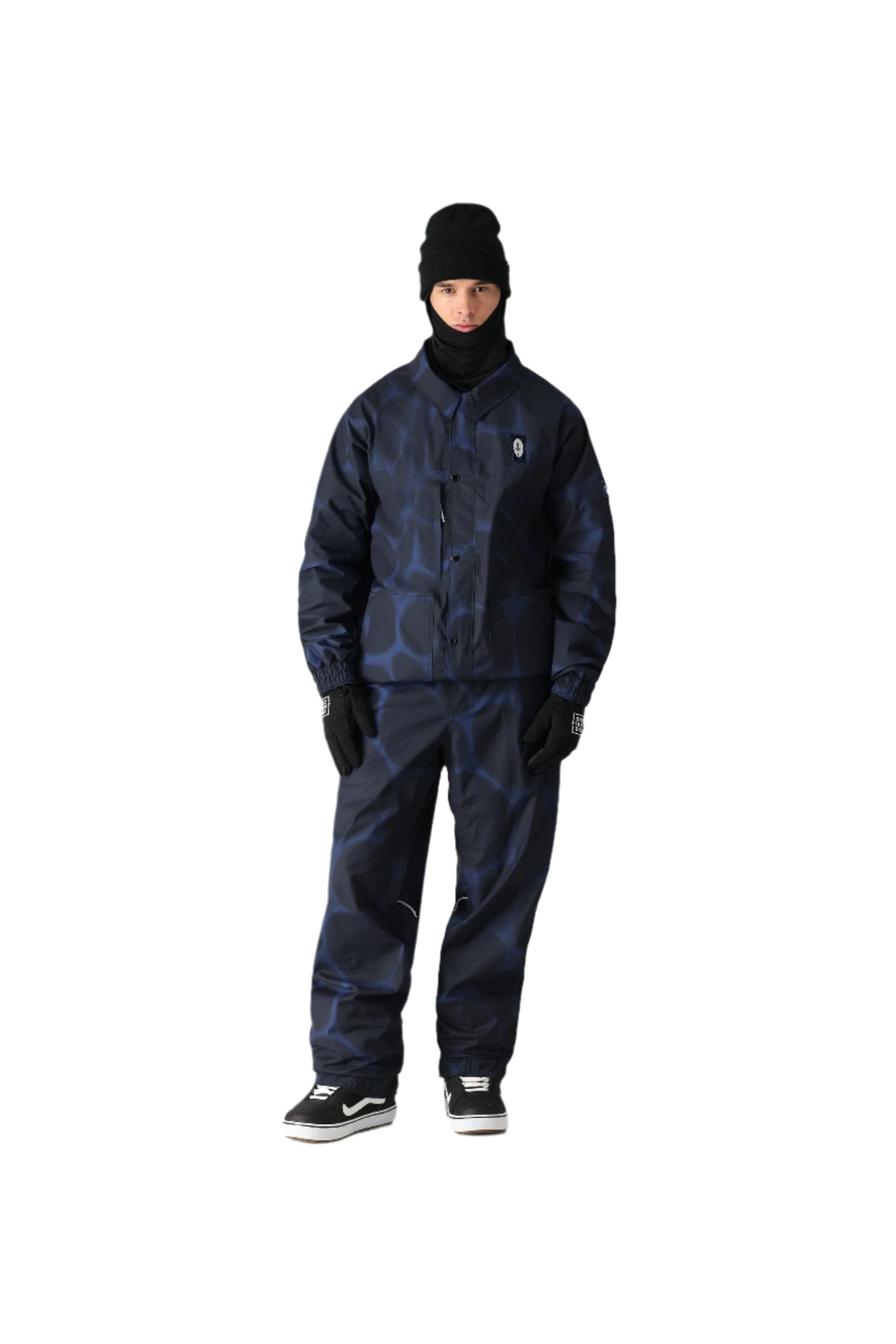686 Dojo Snowboard Jacket Blue Airbrush 2025 – Freeride Boardshop