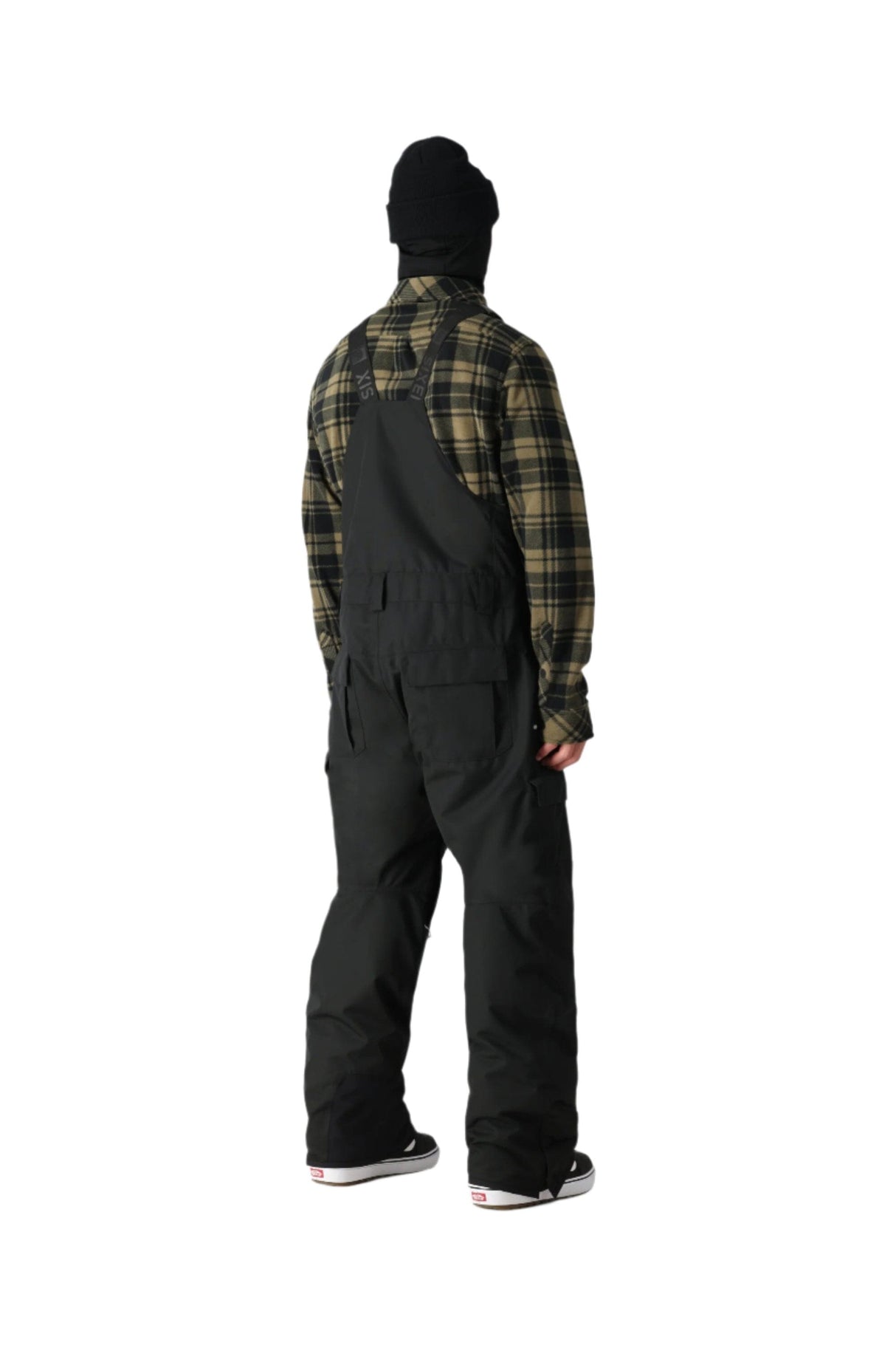 686 Hot Lap Insulated Bib Snowboard Pants Black 2025 – Freeride