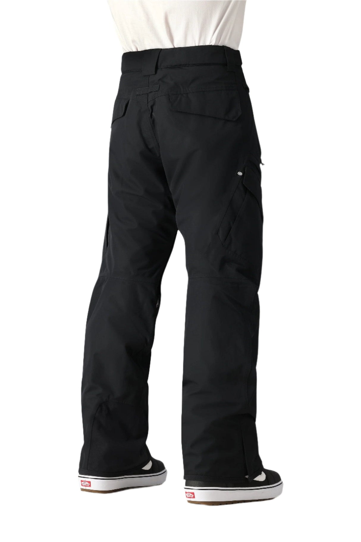 686 Smarty 3-In-1 Cargo-Short Snowboard Pants Black 2025 Men's Snow Pants 686 
