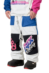 686 Fox Racing Shell Snow Pants Fox White Colorblock 2026 Men's Snow Pants 686 