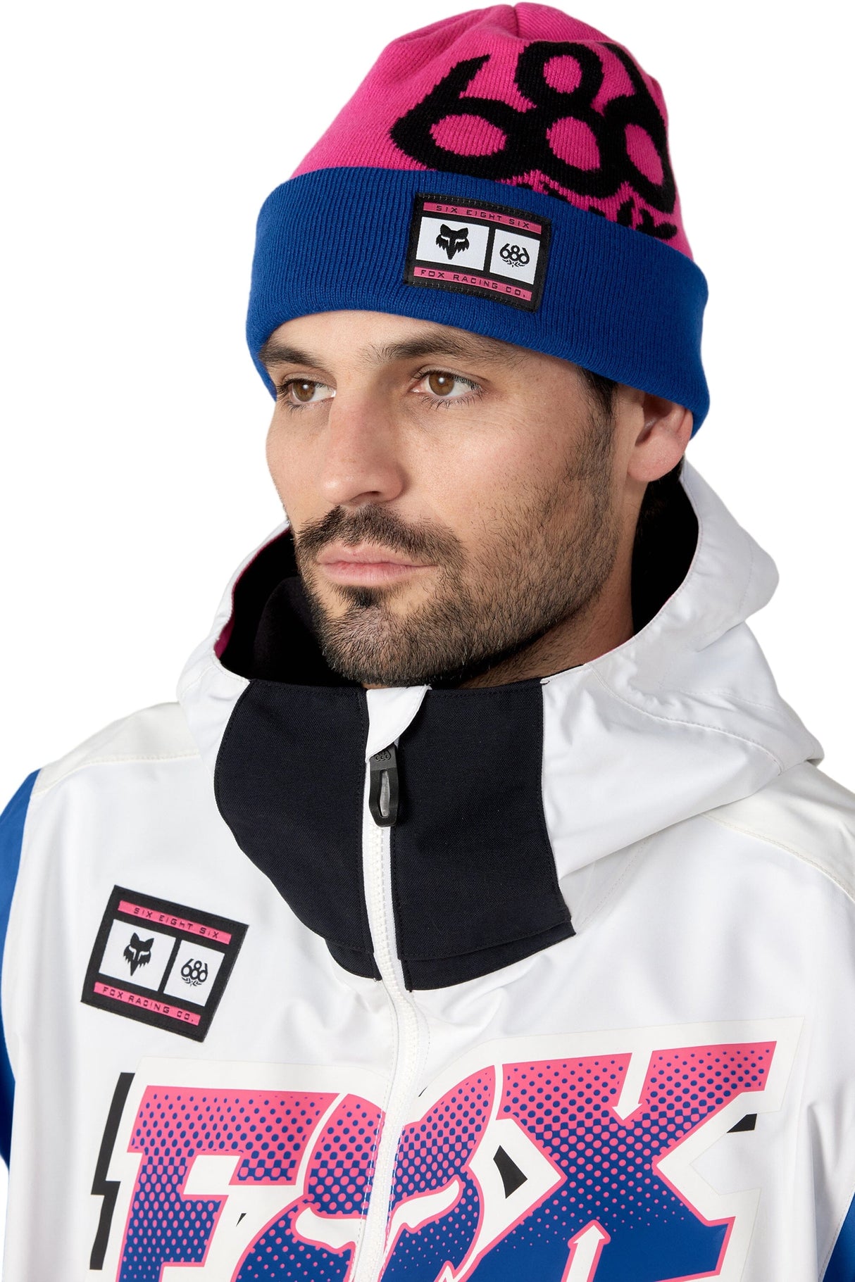 686 Fox Racing Cuff Beanie Fox Purple Men's Beanies 686 