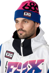 686 Fox Racing Cuff Beanie Fox Purple Men's Beanies 686 
