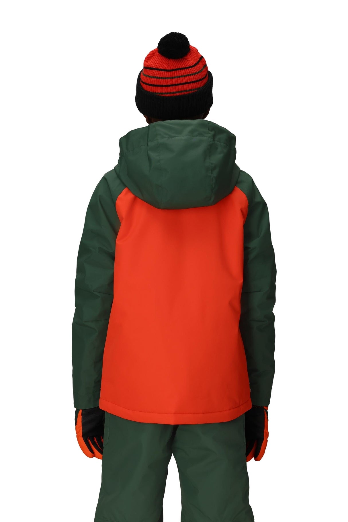 686 Youth Geo Insulated Snow Jacket Moss Green Colorblock 2026 Youth Snow Jackets 686 