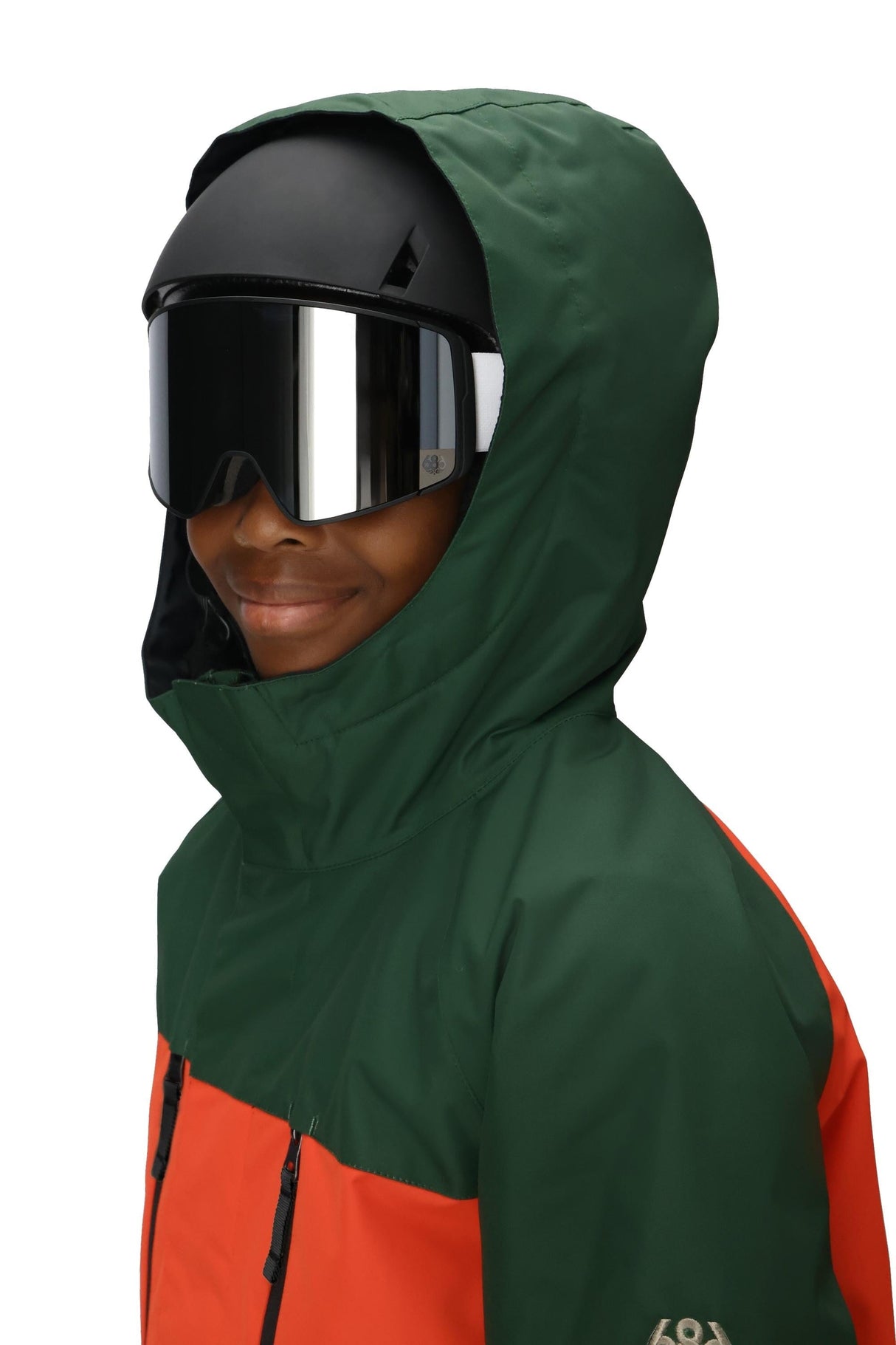 686 Youth Geo Insulated Snow Jacket Moss Green Colorblock 2026 Youth Snow Jackets 686 