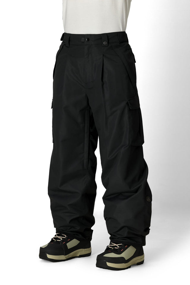 686 Essox Cargo Snow Pants Black 2027 Men's Snow Pants 686 