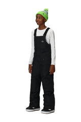 686 Youth Frontier Insulated Bib Snowboard Pants Black 2026 Youth Snow Pants 686 