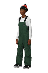 686 Youth Frontier Insulated Bib Snow Pants Moss Green 2026 Youth Snow Pants 686 