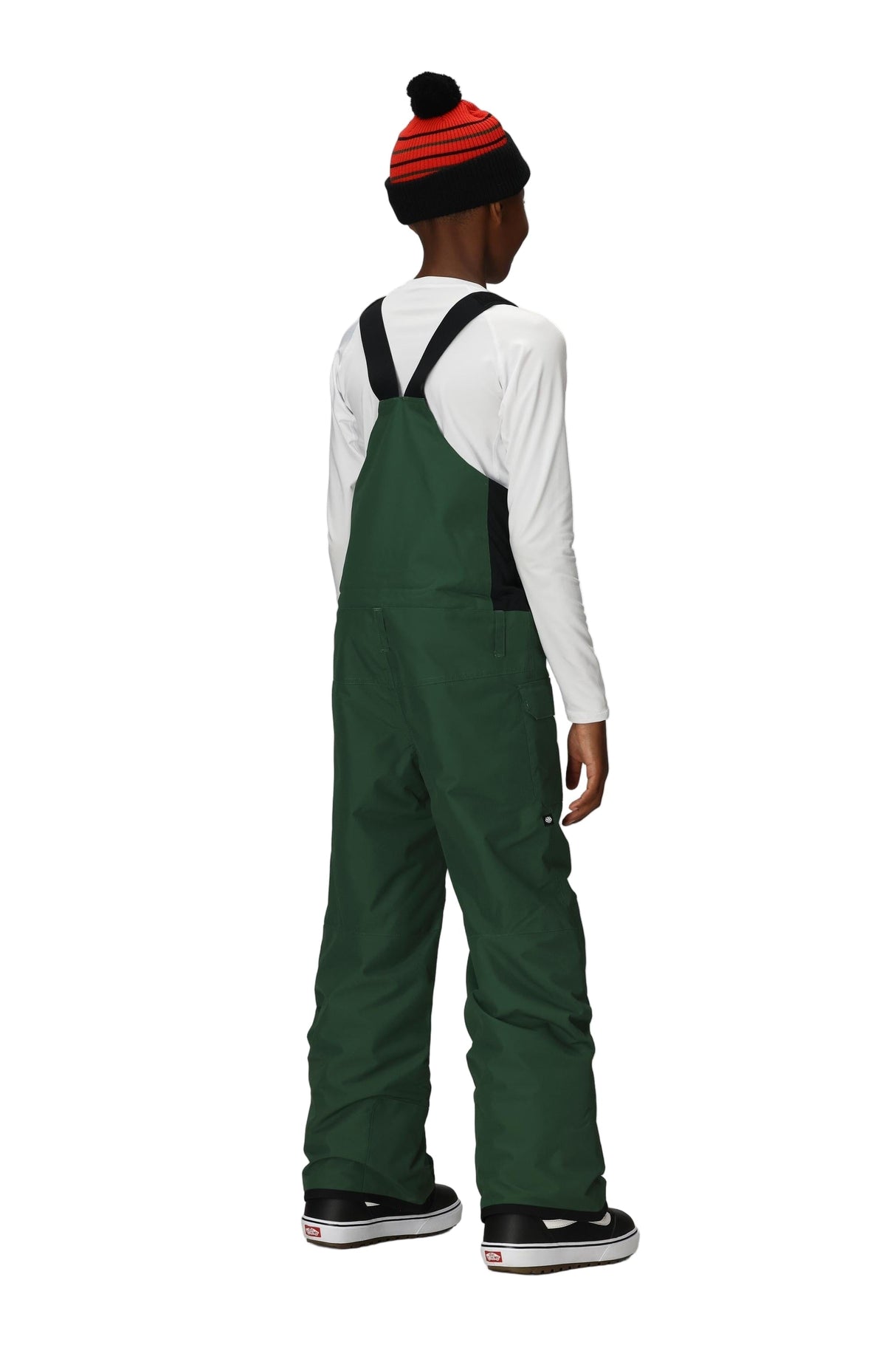 686 Youth Frontier Insulated Bib Snow Pants Moss Green 2026 Youth Snow Pants 686 