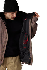 686 Dojo Shell Snow Jacket Brown Crinkle Wash 2027 Men's Snow Jackets 686 