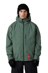686 Dojo Shell Snow Jacket Faded Green Crinkle 2027 Men's Snow Jackets 686 