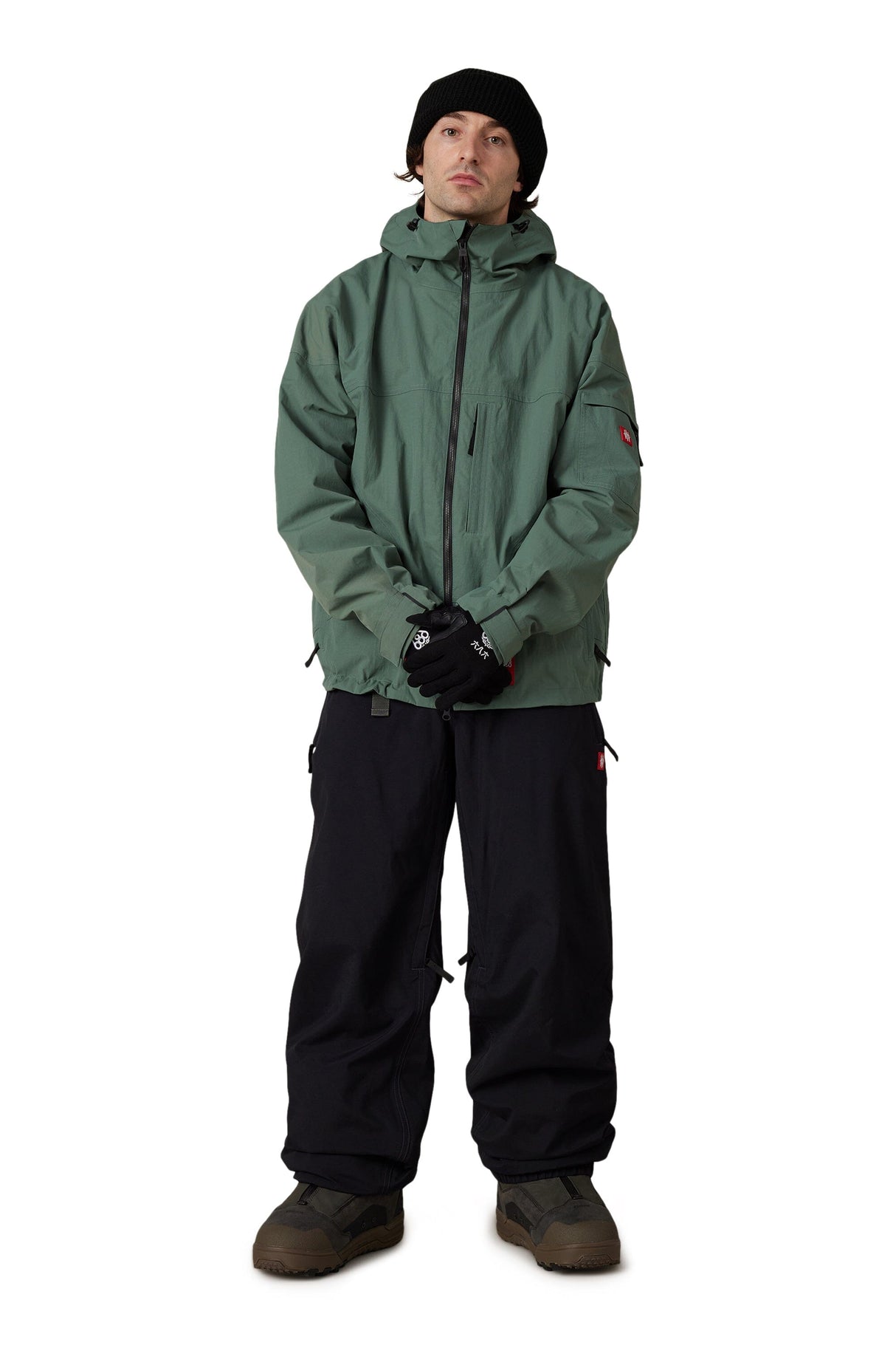 686 Dojo Shell Snow Jacket Faded Green Crinkle 2027 Men's Snow Jackets 686 