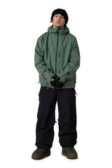 686 Dojo Shell Snow Jacket Faded Green Crinkle 2027 Men's Snow Jackets 686 