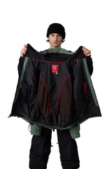 686 Dojo Shell Snow Jacket Faded Green Crinkle 2027 Men's Snow Jackets 686 