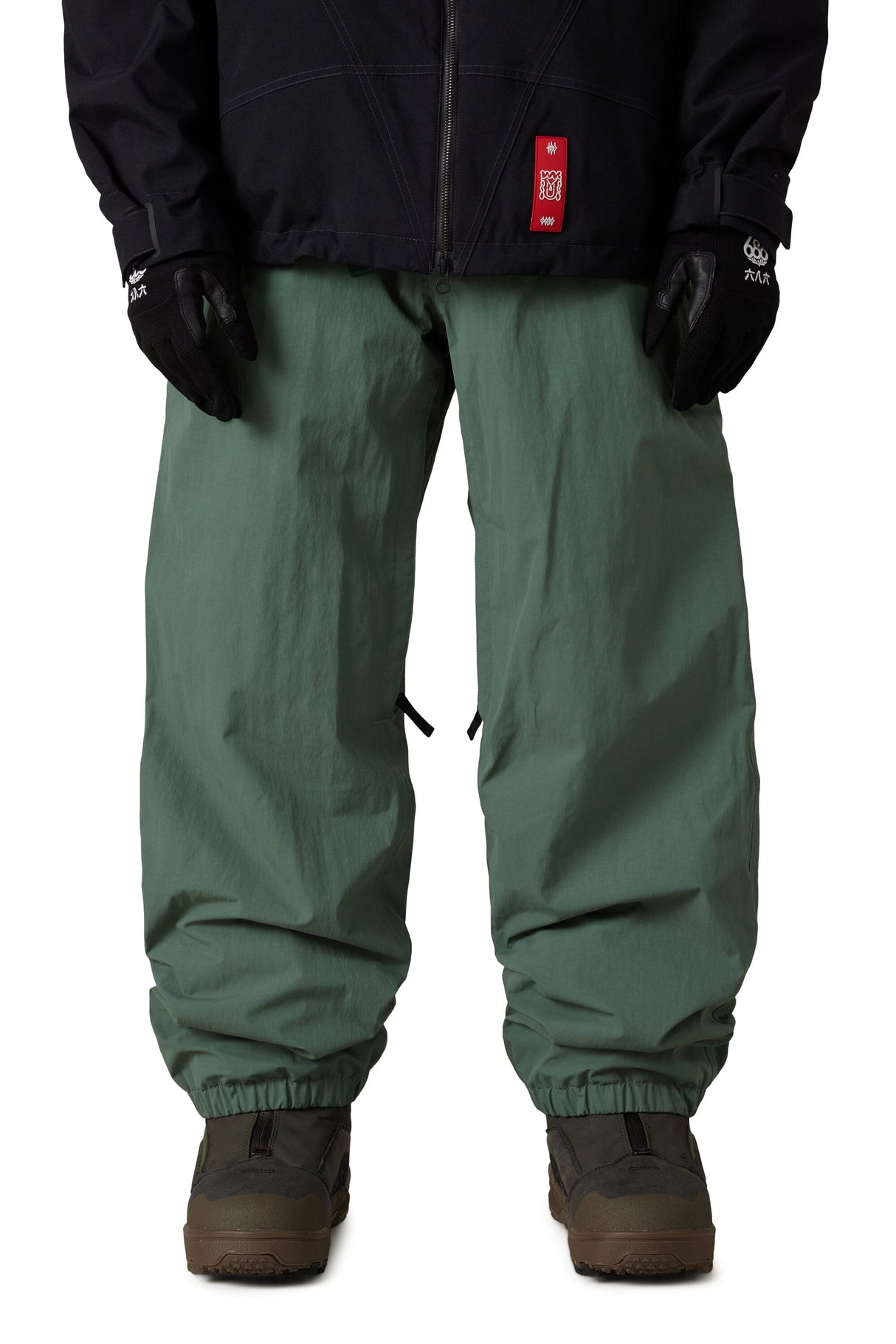 686 Dojo Shell Snow Pants Faded Green Crinkle 2027 Men's Snow Pants 686 