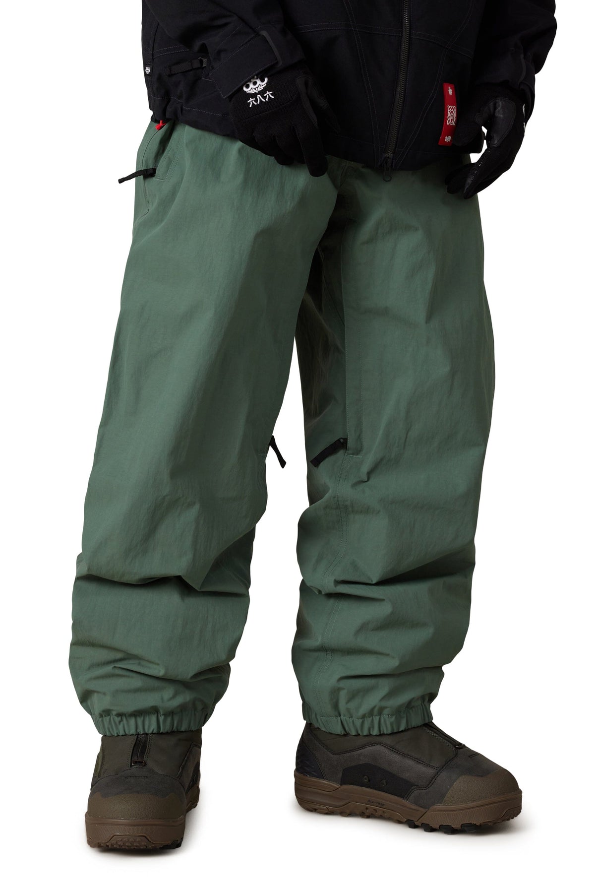 686 Dojo Shell Snow Pants Faded Green Crinkle 2027 Men's Snow Pants 686 